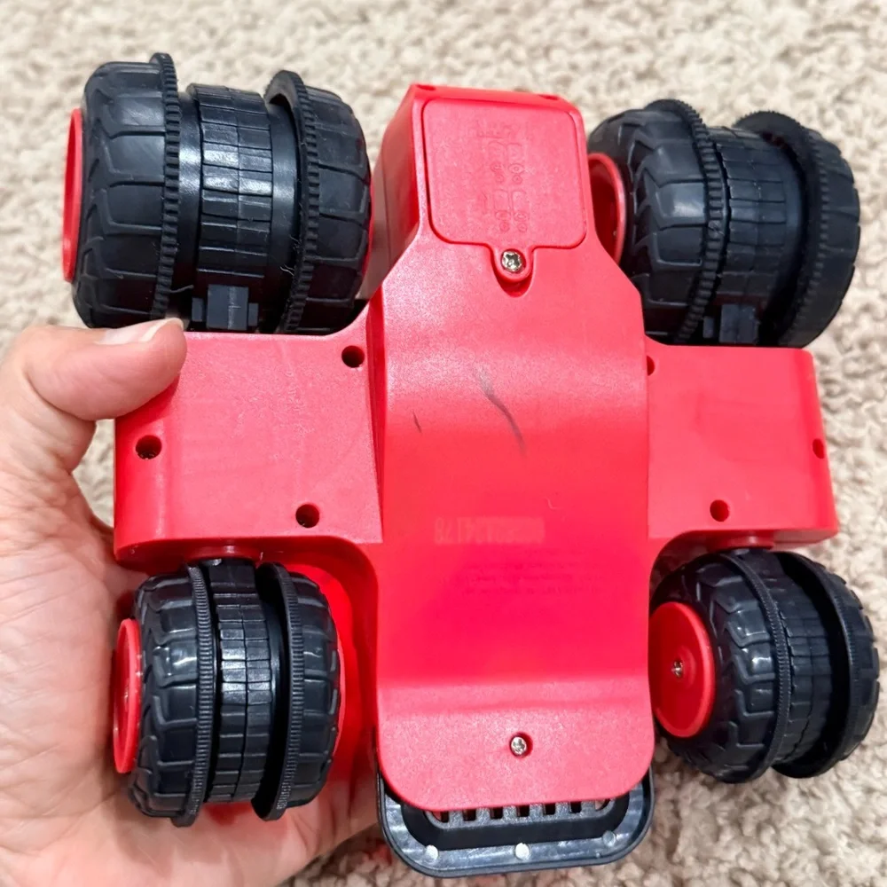 Sharper Image SideSlider Stunt RC Car Red LED Drift Toy Car